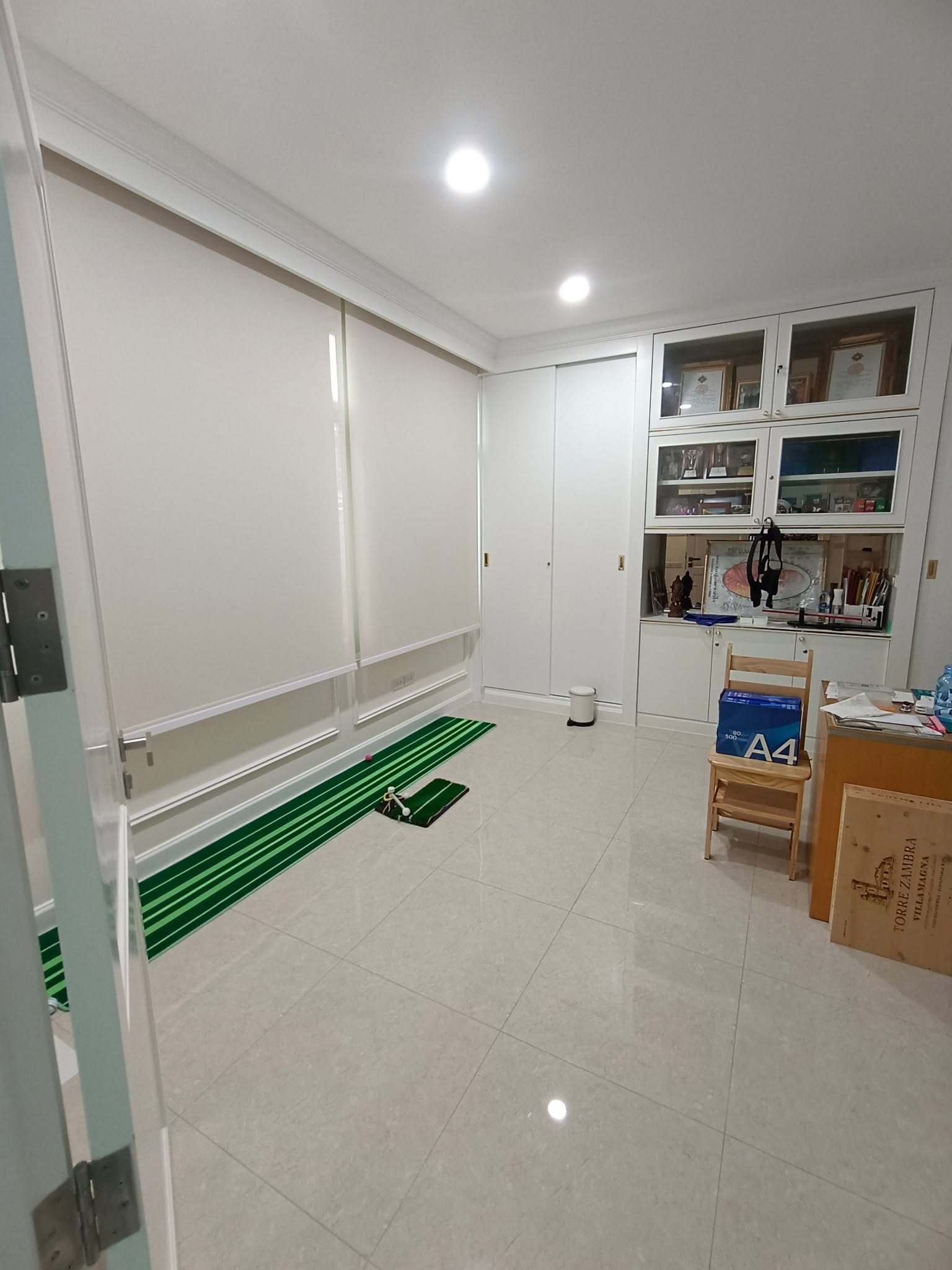 ผลงานติดตั้งผ้าม่านม่านปรับแสง สำหรับบ้านเดี่ยวที่ณิชาตรา กรุงเทพฯ — รูปที่ 1